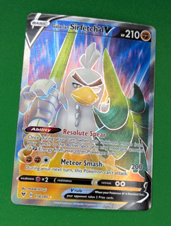 POKEMON TCG - Galarian Sirfetch'd V - Vivid Voltage - 174/185 - Full Art - LP - Image 2
