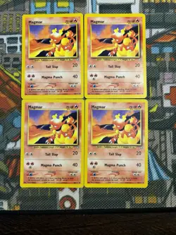 Magmar 40/111 Pokemon Card Neo Genesis (x4) - Uncommon - Set Of 4 💎🔥 - Image 1