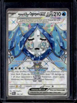 2024 Pokemon Twilight Masquerade Wellspring Mask Ogerpon ex #194/167 - Image 1