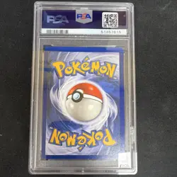 Pokemon Non-holo Moltres Fossil 1st Edition Rare 27/62 PSA 8 1999 English - Image 2