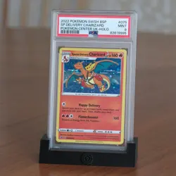2022 POKEMON SWSH BLACK STAR PROMO #075 SPECIAL DELIVERY CHARIZARD-HOLO PSA 9 - Image 1