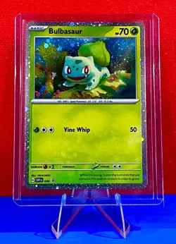 Pokemon 151 Promo Bulbasaur Starter Charmander Squirtle + Holo Pikachu 🔥4 Cards 820650853210 - Image 4