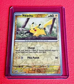 Pokemon 151 Promo Bulbasaur Starter Charmander Squirtle + Holo Pikachu 🔥4 Cards 820650853210 - Image 5