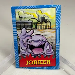 Muk Joker Himeno Art Karuta Playing Card Pokemon Japanese ~ HP - Image 1