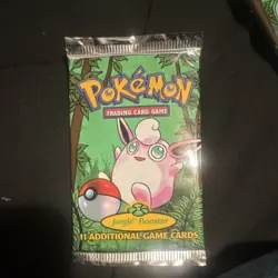 Pokemon Jungle Booster Pack Sealed 11 Cards Wizards of the Coast Wigglytuff 1999 - Image 1