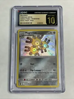 MAGNETON Shiny Vault Holo Hidden Fates #SV28 CGC Pristine 10 Pokemon - Image 1