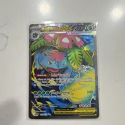 Pokemon Mega Venusaur EX 155/132 Me01: Mega Evolution Ultra Rare Full Art Holo - Image 1