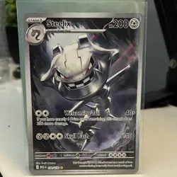 Pokemon Steelix 150/132 Me01 Mega Evolution Holo Illustration Rare 200 HP - Image 1
