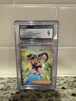 Pokemon TCG Trainer Perrin Special Illustration Card - Image 1