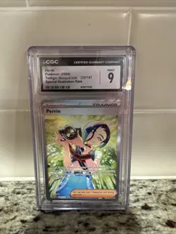 Pokemon TCG Trainer Perrin Special Illustration Card - Image 3