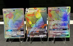 🌈MASSIVE! Hyper Rare Rainbow Pokemon Lot| Dragonite & Glaceon GX| Umbreon VMAX| - Image 1