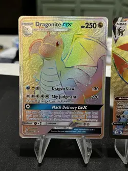🌈MASSIVE! Hyper Rare Rainbow Pokemon Lot| Dragonite & Glaceon GX| Umbreon VMAX| - Image 4