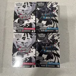 [Lot Of 4] Pokemon TCG 2x Black Bolt And 2x White Flare Sealed Booster Bundles - Image 2
