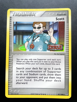 Pokemon TCG - Power Keepers #81/108 Scott Collectible Card - HOLO - STAMPED - LP - Image 1