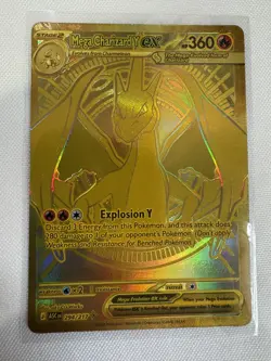 Mega Charizard Y EX 294/217 Gold Hyper Rare, Ascended Heroes, Pokemon TCG (NM) - Image 2