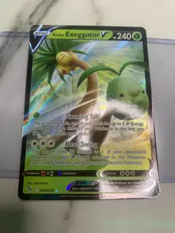 Alolan Exeggutor V 005/078 Pokemon GO Holo - Image 2