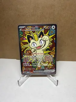 Meowth ex 121/088 ENGLISH Special Illustration Rare - Perfect Order SIR Pokemon - Image 1