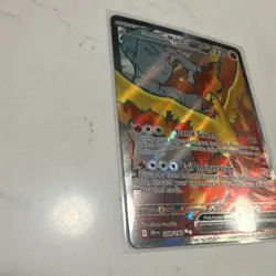 Pokemon Team Rocket's Moltres ex 208/182 Sv10 Ultra Rare Full Art Holo - Image 3