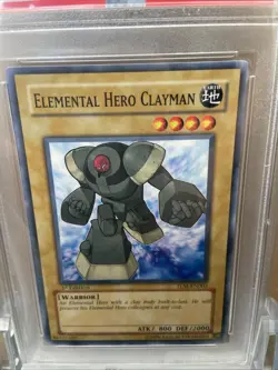 Elemental Hero Clayman - The Lost Millennium TLM-EN003 1st ed YuGiOH PSA 9 - Image 2