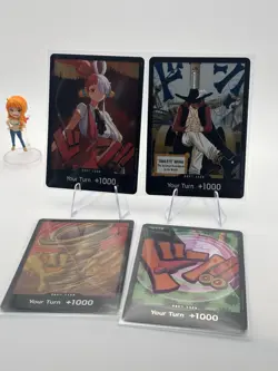 Bandai One Piece Card Game Don!! Lot x4 - Image 1