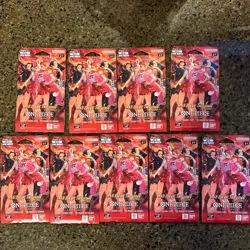 ONE PIECE Heroines EB-03 Sleeved Booster pack English - Lot of 9 New / Sealed - Image 1