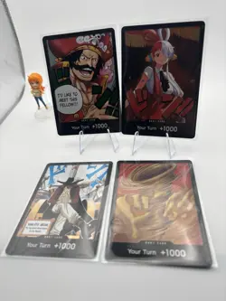 Bandai One Piece Card Game DON!! Lot x4 - Image 1