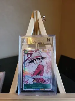 🔥BGS PRISTINE 10 Monkey D. Luffy Op13-118 AA Parallel One Piece Japanese 🔥 - Image 1