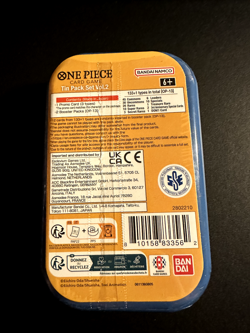 One Piece Tin Pack Set Vol. 2 Sabo - In Hand Bandai TCG Volume Two Sealed - Image 2
