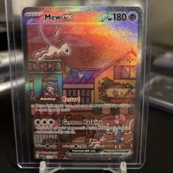 2023 POKEMON SVP EN-SV BLACK STAR PROMO 151 ULTRA-PREMIUM #053 MEW EX - Image 1
