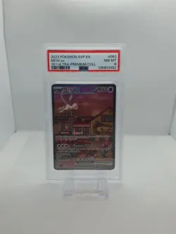 2023 Pokemon Svp En-Sv Black Star Promo #053 Mew Ex 151 Ultra-Premium Coll PSA 8 - Image 1