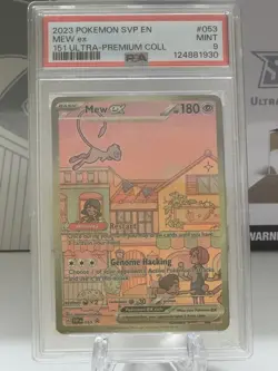 Pokemon Mew ex SVP 053 Black Star Promo 151 Ultra Premium Collection - PSA 9 M - Image 1
