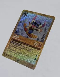 Disney Lorcana Winterspell Stitch Carefree Snowboarder Promo 42/p3 NM - Image 2