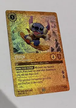 Disney Lorcana Winterspell Stitch Carefree Snowboarder Promo 42/p3 NM - Image 3