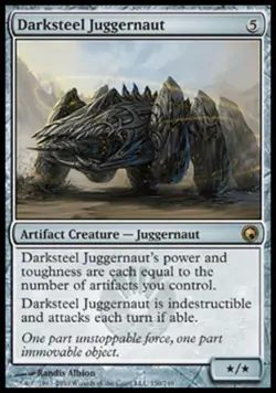 Darksteel Juggernaut - Medium Play MTG Scars of Mirrodin - Image 1