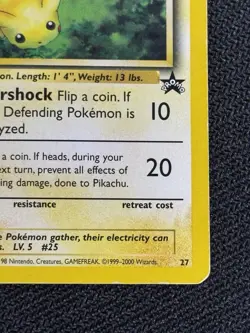 Pikachu 27 Black Star Promo Pokemon TCG Card Wizards Of The Coast - Image 4