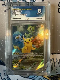 Pokemon TCG Pikachu Black Star Promo 27 Ace 8 - Image 1