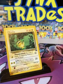 Pokemon Pikachu TCG #27 Wizards of the Coast Black Star Promo Card - Image 1