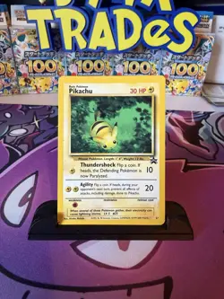 Pokemon Pikachu TCG #27 Wizards of the Coast Black Star Promo Card - Image 2