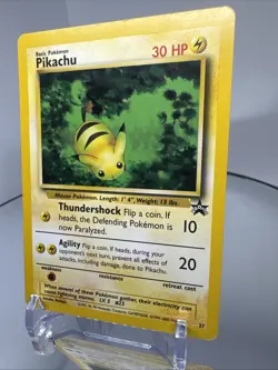 Pikachu #27 Black Star Promo 2000 Pokemon TCG Card – Vintage - Image 2