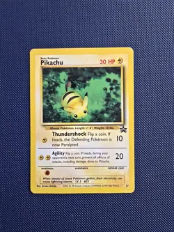 Pokemon TCG | Pikachu 27 | WOTC Black Star Promo | LP - Image 1