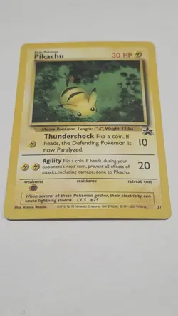 Pokemon Pikachu Black Star Promo #27 – 1999 WOTC – Vintage – LP - Image 1