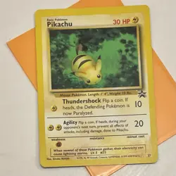 Pikachu Black Star Promo 27 Vintage Pokemon Near Mint - Image 2