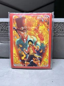 One Piece Card Game Devil Fruit Vol. 2 Sabo & Luffy DON Sleeves - Image 1
