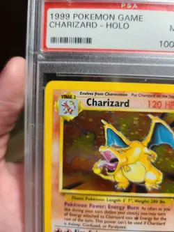 Pokemon TCG Charizard Base Set Holo Unlimited Rare Card 4/102 PSA 9 Mint - Image 4