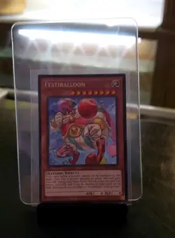 Konami Yu-Gi-Oh! Festiballoon Effect Card 1st Edition Light Illusion - Image 1