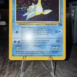 Pokemon Card - Lapras 10/62 Fossil Set WOTC Holo Rare Vintage LP - Image 3