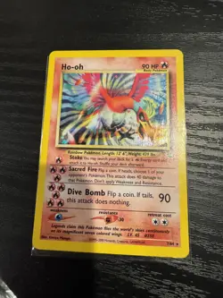 Ho-oh 7/64 Holo Pokemon Card Neo Revelation 2001 Nintendo TCG - Image 2
