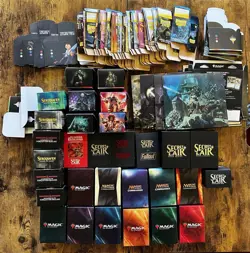 MTG EMPTY BOX LOT Secret Lair Final Fantasy Commander Packaging ONLY No Cards - Image 1