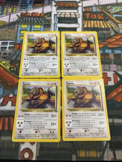 TAUROS - 47/64 - Jungle - WOTC Pokemon Card - (x4) - Uncommon - Set Of 4 💎🔥 - Image 2