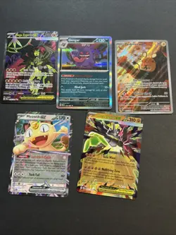 Lot Of 7 Mega Evolution Perfect Order Zygarde Aurorus Raticate Pokemon Cards - Image 1